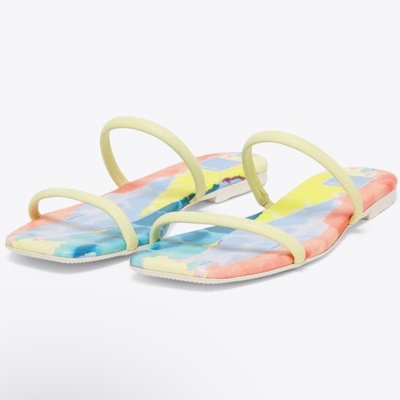 Dolce Vita Lester funfetti slip on colorful sandal women’s size 7.5 - Picture 1 of 3